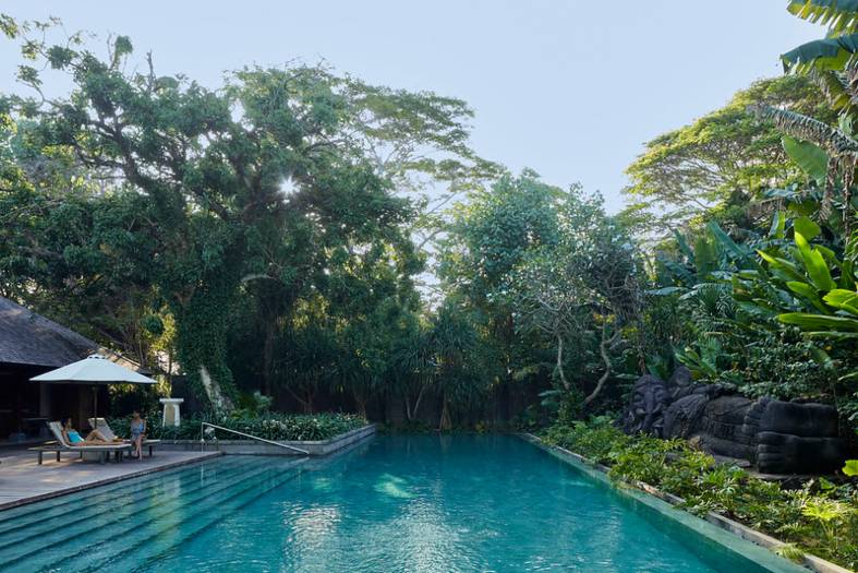 one of the tranqui pool areas at Andaz Sanur