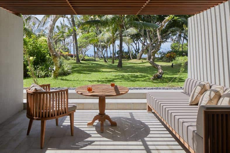 Hyatt hotel in Sanur, premium suites overlooking the beach