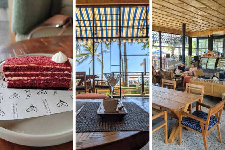 coffee and cake at the Byrd House in sanur Bali