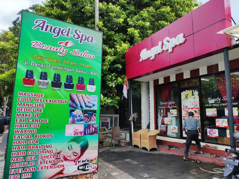 Angel Spa shop in Sanur
