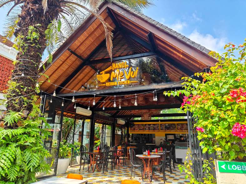 a Vietmanese restaurant in Sanur Bali
