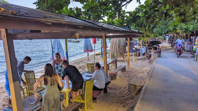 A local beachside warung on Sanur Beach